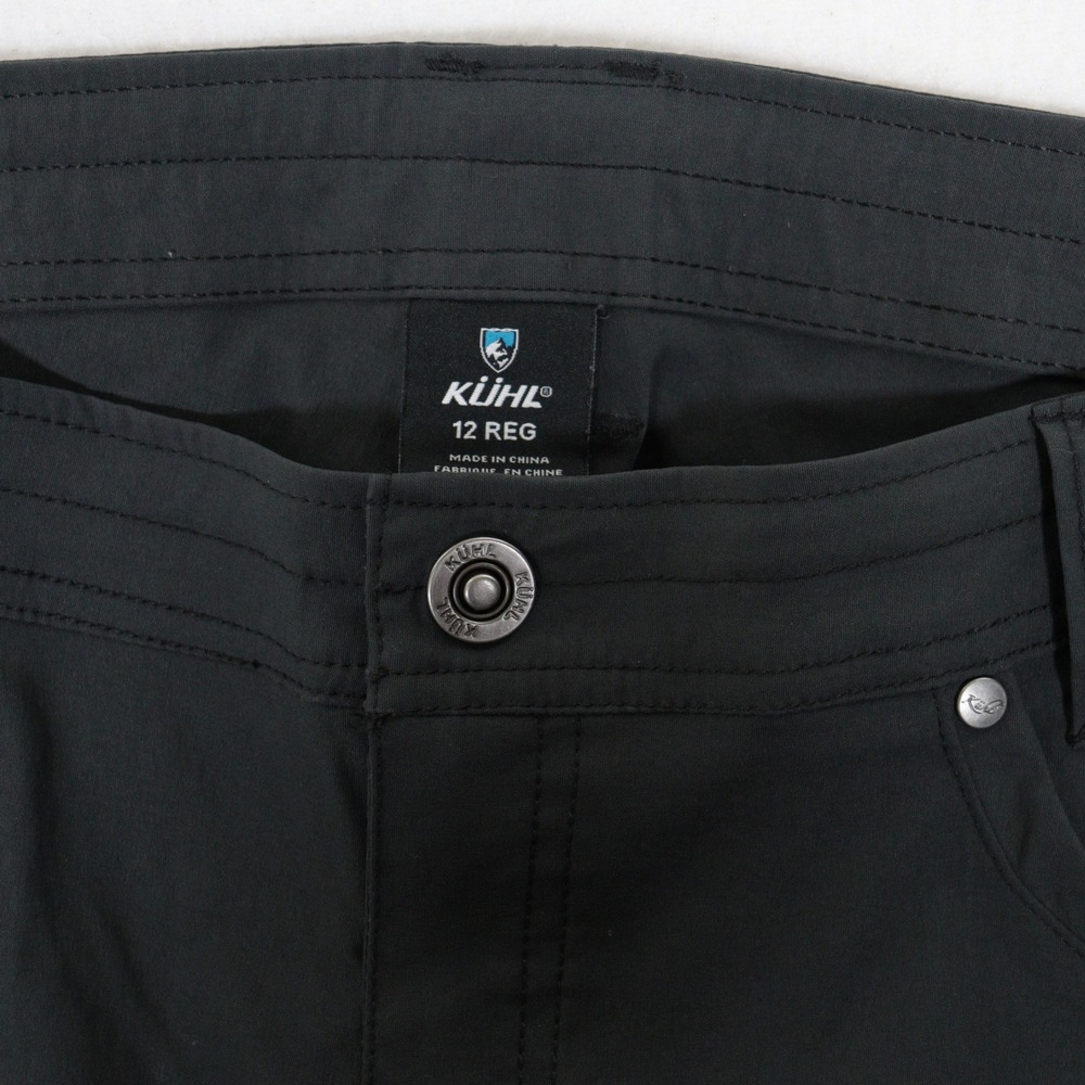 KUHL Voyagr Pants Performance Hiking Black Nylon Travel Women 12 EUC Style 6296 - Picture 5 of 10
